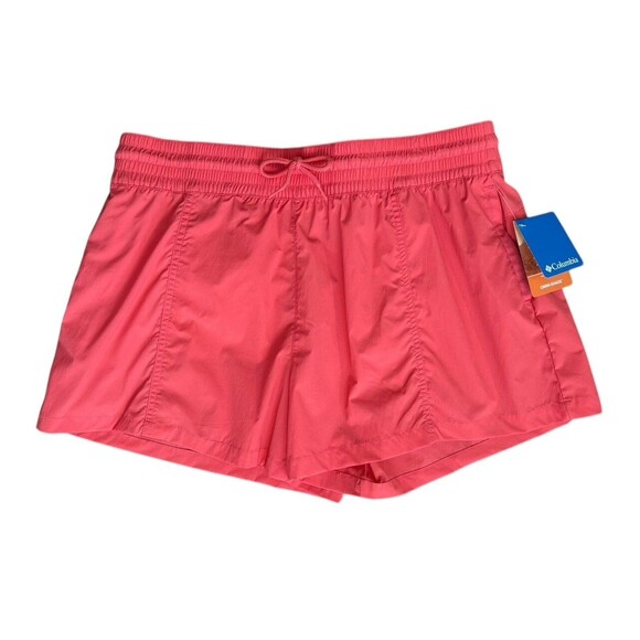 Columbia Boundless Trek Active Shorts Women's Large Regular Fit Coral UPF 50 - Picture 2 of 13
